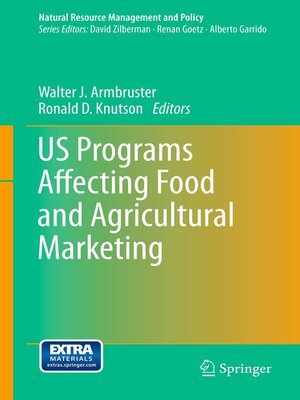 cover image of US Programs Affecting Food and Agricultural Marketing
